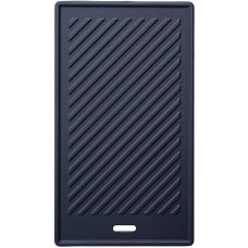 CosmoGrill Cast Iron Grates Griddles for Platinum Stainless Steel & Premium Black Barbecues (24 CM, Cast Iron Griddle)