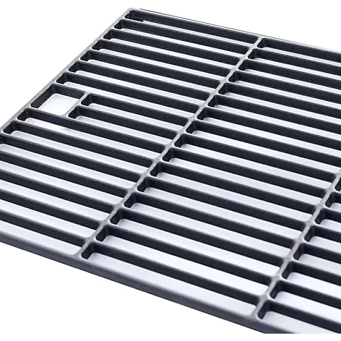 CosmoGrill Cast Iron Grill Grate Set for Pro 6+1 Gas Barbecues 42cm(L) x 22cm(W)