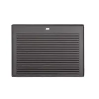 CosmoGrill Rectangular BBQ Cast Iron Reversible Griddle For PRO Series Barbecue - 41.5cm(L) x 31cm(W)