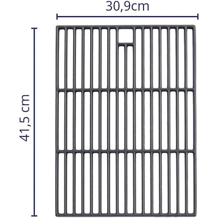CosmoGrill Cast Iron Grate for Deluxe & Pro 4+1 Gas Barbecue 42 cm(L) x 30cm(W)
