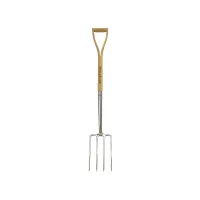 Kent & Stowe 70100008 Stainless Steel Digging Border Soil Fork Garden FSC