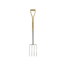 Kent & Stowe 70100008 Stainless Steel Digging Border Soil Fork Garden FSC