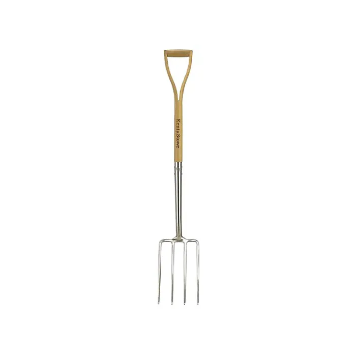 Kent & Stowe 70100008 Stainless Steel Digging Border Soil Fork Garden FSC