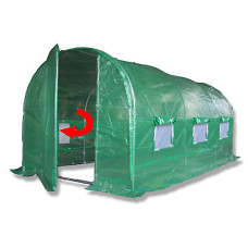4m x 2m (13' x 7' approx) Pro+ Green Poly Tunnel