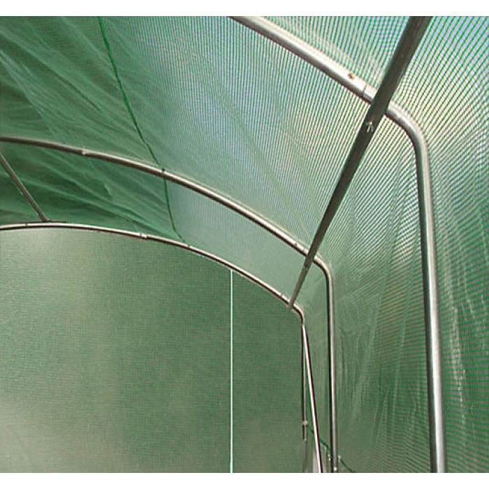 4m x 3.5m + Ground Anchor Kit (13' x 11.5' approx) Pro Max Green Poly Tunnel