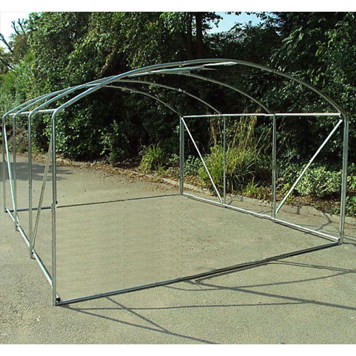 4m x 3.5m + Ground Anchor Kit (13' x 11.5' approx) Pro Max Green Poly Tunnel