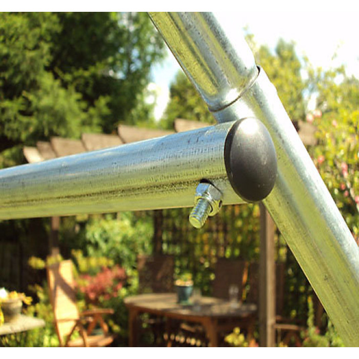 4m x 2m + Ground Anchor Kit (13' x 7' approx) Pro+ Green Poly Tunnel