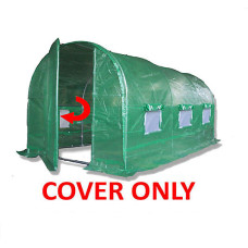 4m x 2m (13' x 7' approx) Pro+ Green Polytunnel Replacement Cover