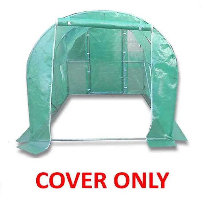 4m x 2m (13' x 7' approx) Pro+ Green Polytunnel Replacement Cover