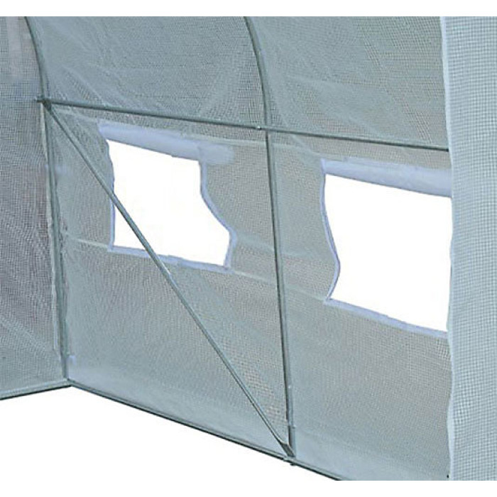 3m x 2m (10' x 7' approx) Pro+ White Poly Tunnel