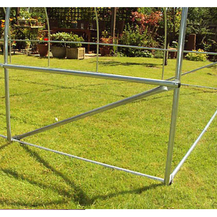 4m x 2m (13' x 7' approx) Pro+ Poly Tunnel Frame Only