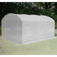 4m x 3.5m (13' x 11.5' approx) Pro Max White Poly Tunnel