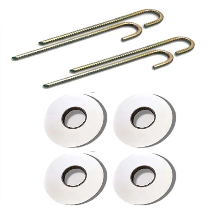 4m x 3.5m + Ground Anchor Kit (13' x 11.5' approx) Pro Max White Poly Tunnel