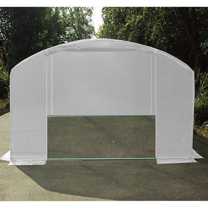 4m x 3.5m + Ground Anchor Kit (13' x 11.5' approx) Pro Max White Poly Tunnel