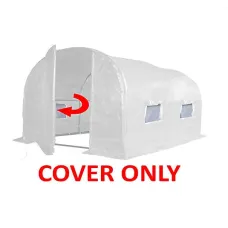 3m x 2m (10' x 7' approx) Pro+ White Polytunnel Replacement Cover