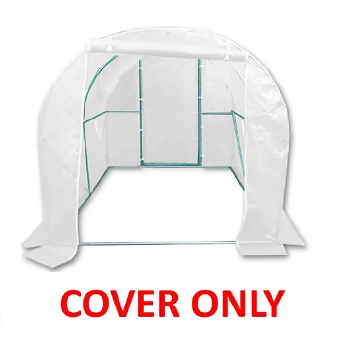 4m x 2m (13' x 7' approx) Pro+ White Polytunnel Replacement Cover