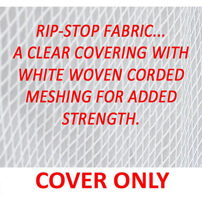 6m x 3m (20' x 10' approx) Pro+ White Polytunnel Replacement Cover