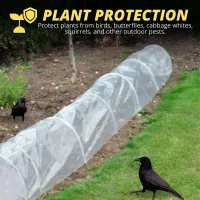 3 x POLY TUNNEL CLOCHE MINI GREENHOUSE GARDEN GROW PROTECT PLANT EACH TUNNEL IS 1.5M X 45 X 42cm