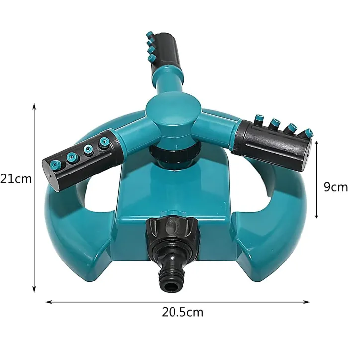 Ram Garden Sprinkler Automatic Lawn Sprinkler 360 Degree Rotating Grass Lawn Plants Veggies Sprinkler