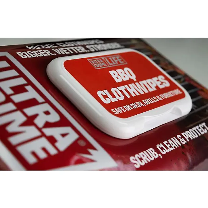 UltraGrime BBQ Cleaning Wipes Tackle Grill Messes with Ease