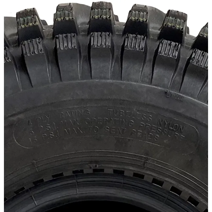 22x11.00-8 ATV Quad Tyres Wanda P308 Knobby Open Centre Road Legal (Set of 2)