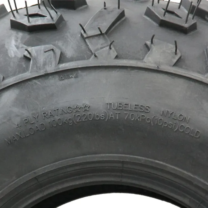 19x7.00-8 quad ATV tyre Wanda 19x7-8 ATV E marked road legal quad tyres set of 2