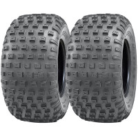 145/70-6 knobby ATV tyre Quad trailer wheels 50cc 90cc 110cc 75kg Wanda set of 2