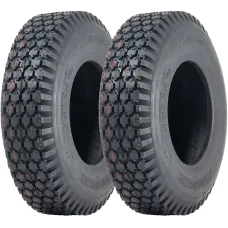 4.10/3.50-6 Tyre 4ply Hand Cart Truck Mower Diamond Washer P605 200kg (Set of 2)