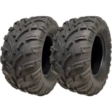 25x11.00-12 ATV Quad Tyres 6ply Wanda 373A E-Marked Road Legal 450kg (Set of 2)