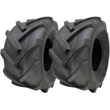 18x9.50-8 Open Centre Tyres Cleated Rotovator Industrial Wanda P328 (Set of 2)