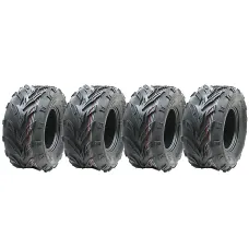 18x9.50-8 ATV quad tyres, trailer 18 950 8 tire Dirt trail road legal, Set of 4.