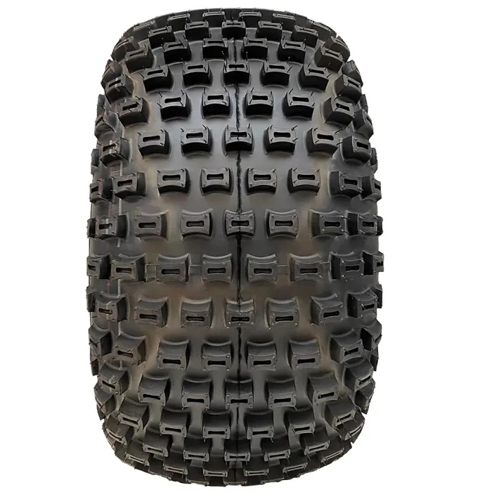 22x11.00-8 Knobby ATV Tyre Quad Trailer E-Marked Road Legal 4ply P322 (Set of 2)