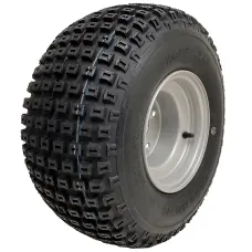 18x9.50-8 ATV Knobby Tyre Fitted on 4 Stud 4 Inch PCD Steel Rim Wanda P322 4 Ply