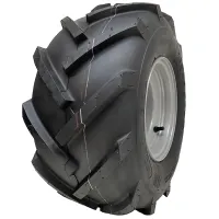 18x9.50-8 Open Centre P328 Wheel Tyre on Rim Cleated Rotavator 4 Stud 4 Inch PCD