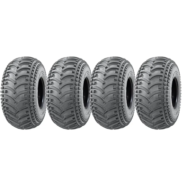 22x11.00-8 ATV Quad Tyres Tubeless Wanda P308 E-Marked Road Legal (Set of 4)