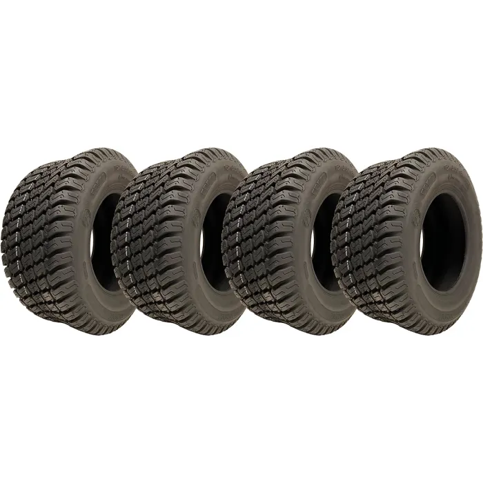16x6.50-8 Lawnmower Tyres 4ply Turf Grass Wanda P332 Road Legal 280kg (Set of 4)