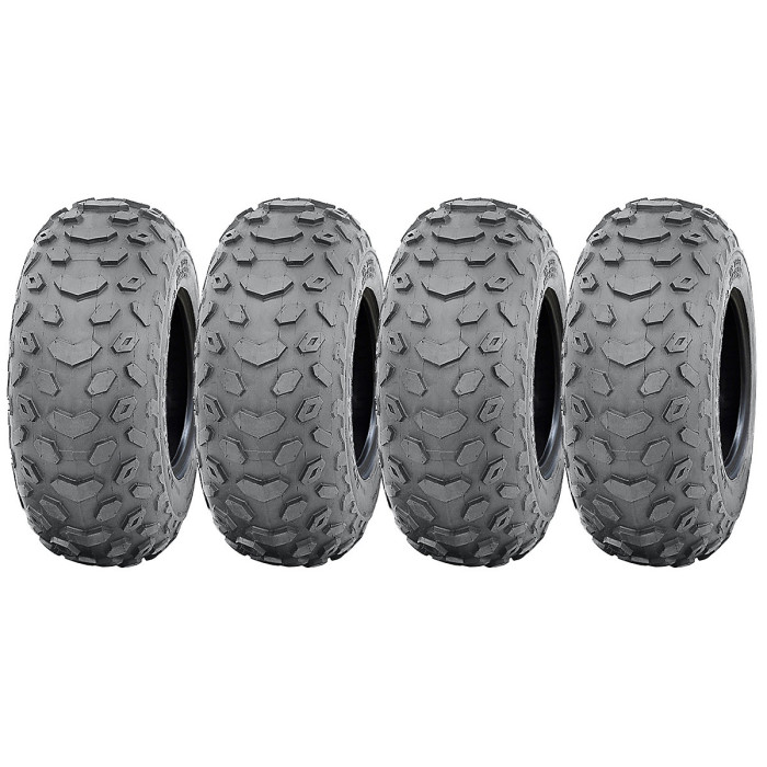 19x7.00-8 quad ATV tyre Wanda 19x7-8 ATV E marked road legal quad tyres set of 4