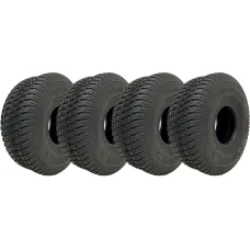 11x4.00-4 Lawn Mower Tyres 4ply Multi Turf Ride on Mower Grass Wanda (Set of 4)