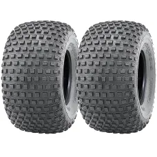 22x11.00-8 Knobby ATV tyre, Quad trailer 22 11 8 tire 4 ply heavy duty, set of 2