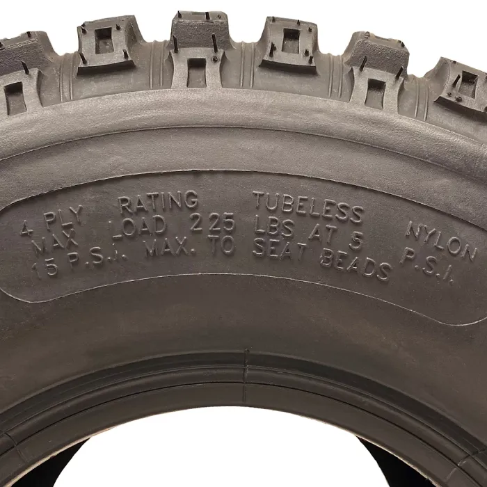 18x9.50-8 Knobby ATV Quad Trailer Tyres 4ply Wanda P322 Tubeless Tire (Set of 4)