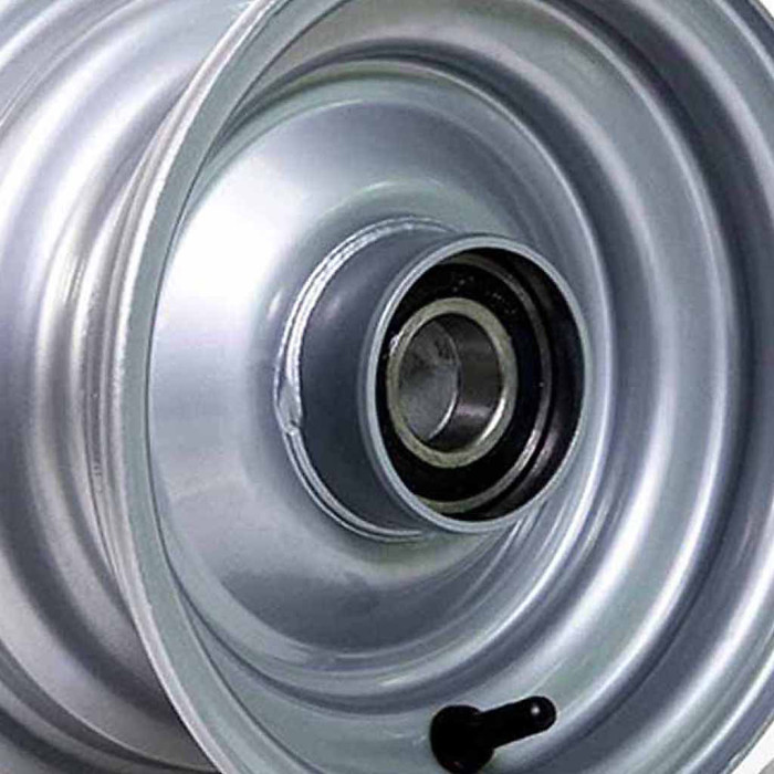 145/70-6 - knobby ATV tyre & rim Quad trailer wheels with ball bearings 150kg