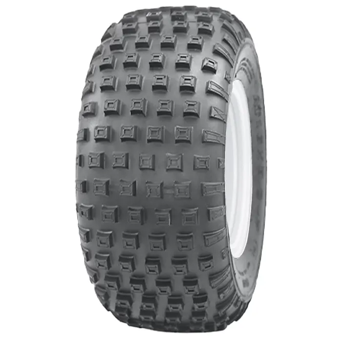 145/70-6 - knobby ATV tyre & rim Quad trailer wheels with ball bearings 150kg