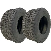 13x5.00-6 Lawnmower Grass Tyre Wanda P332 Multi Turf 4 ply Road Legal (Set of 2)