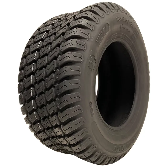 16x6.50-8 Lawnmower Tyre 4ply Multi Turf Grass Wanda P332 E-Marked Road Legal