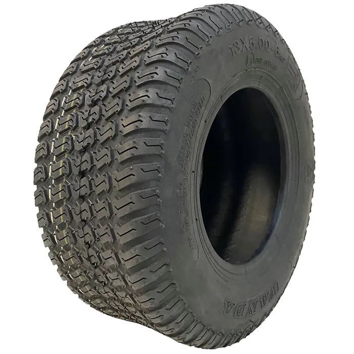 13x5.00-6 Lawnmower Grass Tyre Wanda P332 Multi Turf 4 ply Road Legal Tubeless