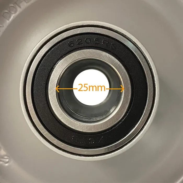 16x6.50-8 Grass Lawnmower Wheel Wanda 4ply P332 Tyre Steel Rim 25mm Bearings