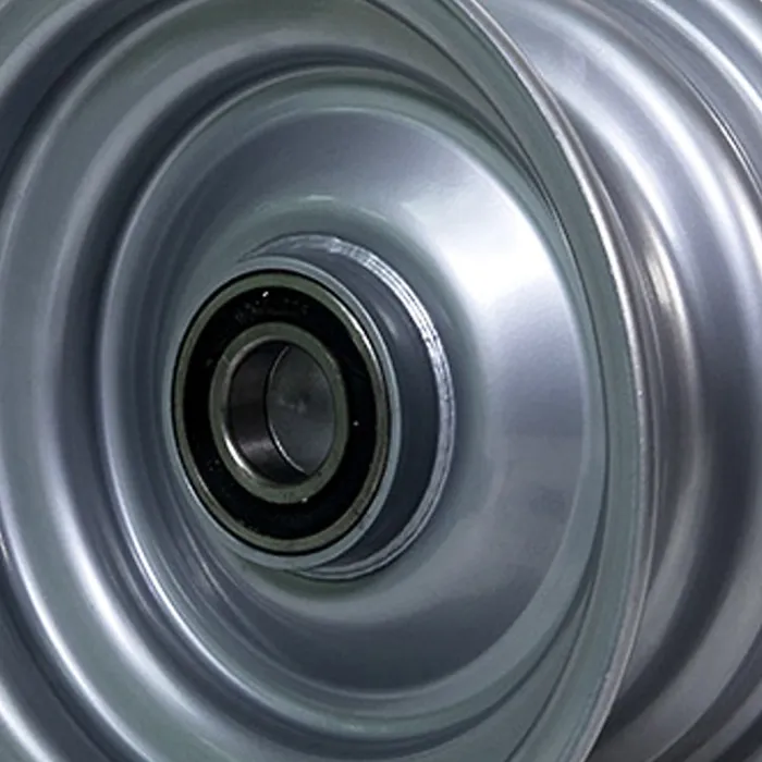 16x6.50-8 6ply Rib tyre on wheel rim - trailer kit - hay bob 25mm ball bearing