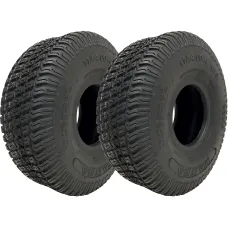 11x4.00-4 Lawn Mower Tyres 4ply Multi Turf Ride on Mower Grass Wanda (Set of 2)