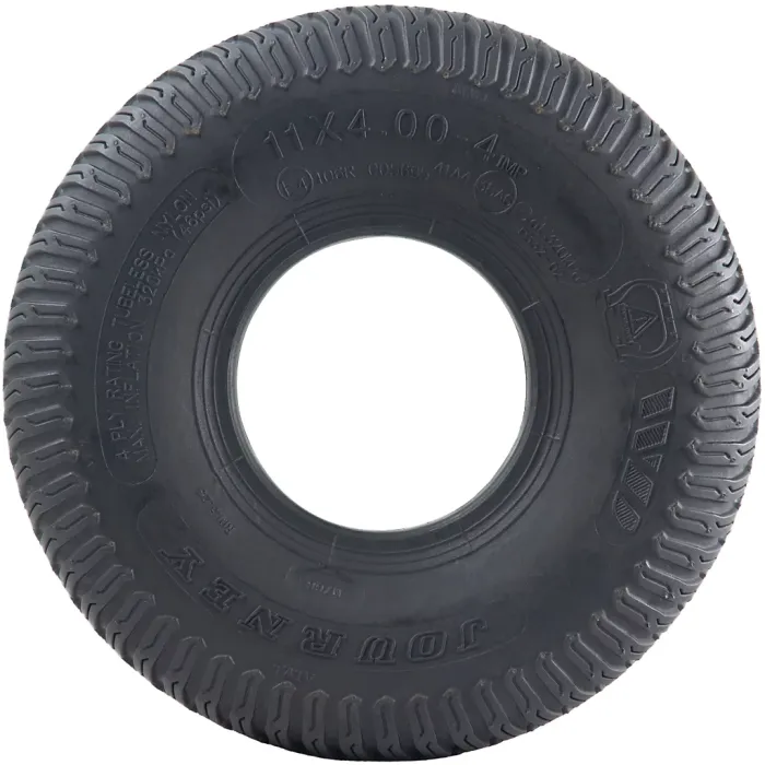 11x4.00-4 Lawn Mower Tyres 4ply Multi Turf Ride on Mower Grass Wanda (Set of 2)