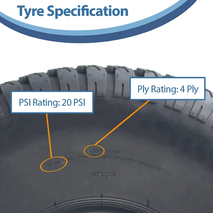 24x12.00-10 4-ply Grass Tyre for John Deere Gator Mower 305/60-10 Utility P532